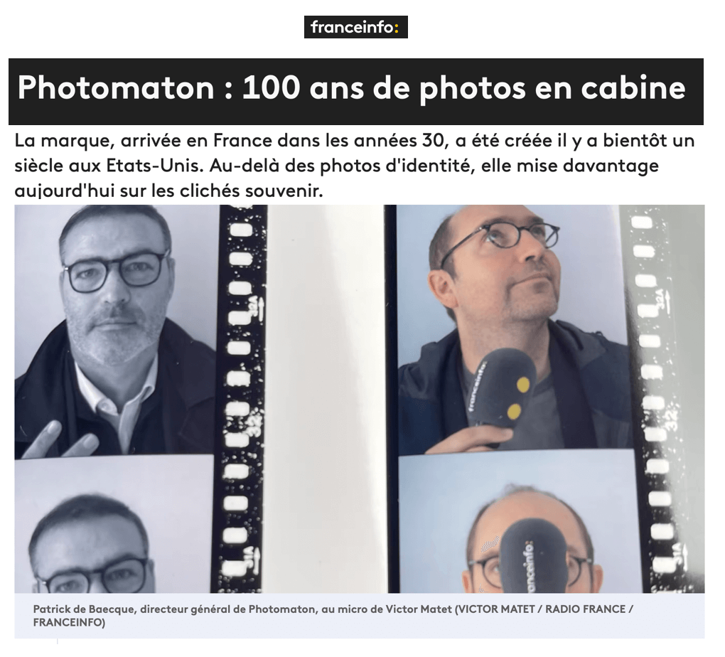 Photomaton : 100 ans de photos en cabine