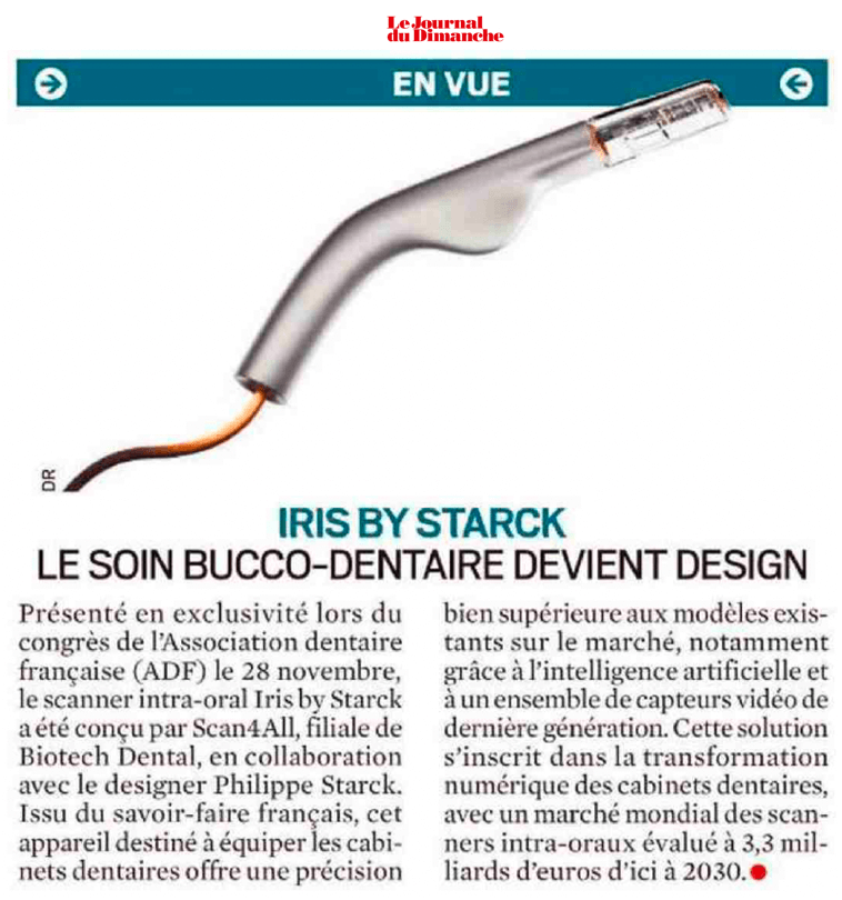 IRIS BY STARCK : LE SOIN BUCCO-DENTAIRE DEVIENT DESIGN